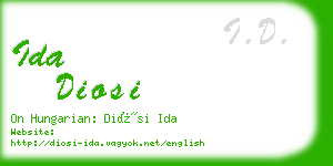 ida diosi business card